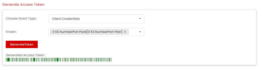 Client Credentials Access Token
